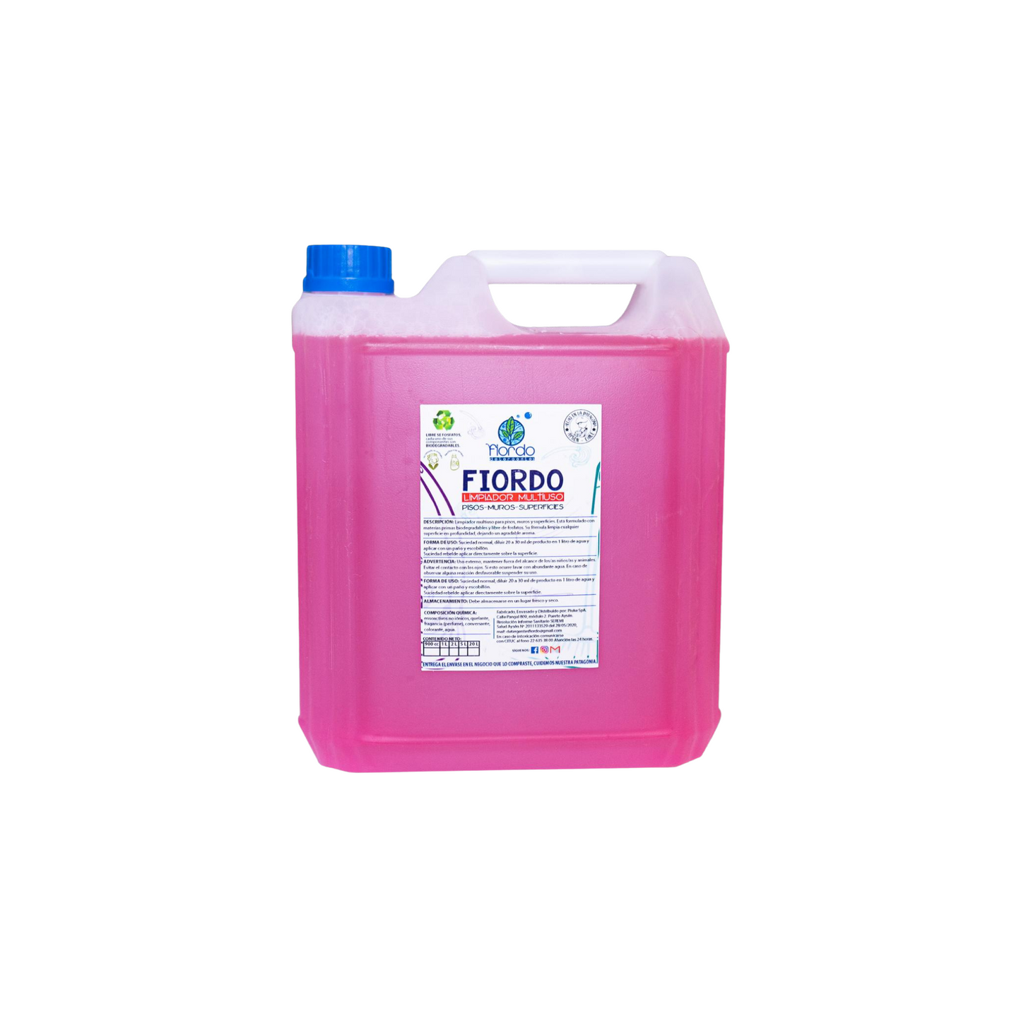 Limpiador de Superficies Fiordo Primavera 5 litros