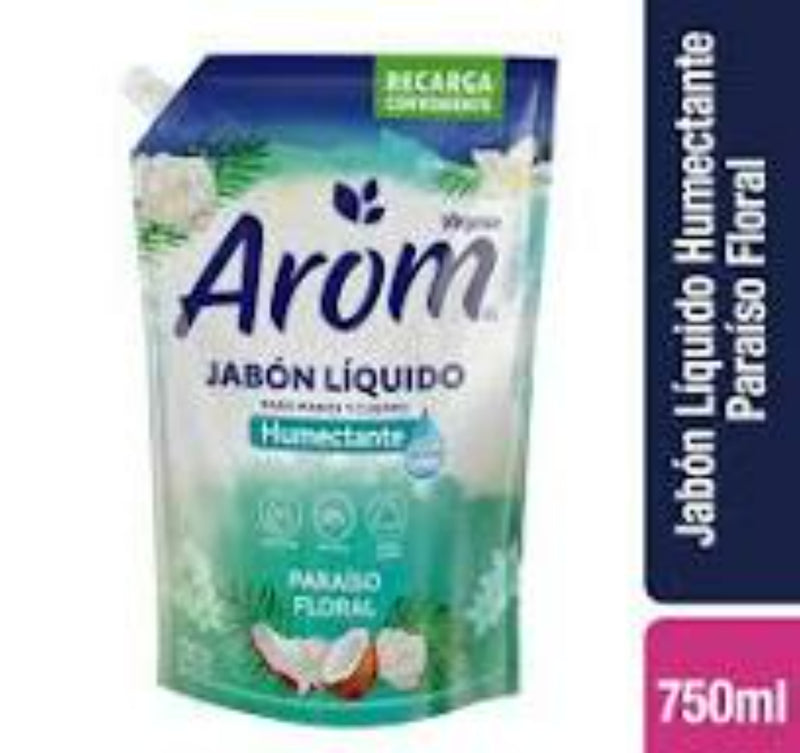 Arom Jabón Paraíso Floral DP 750ml