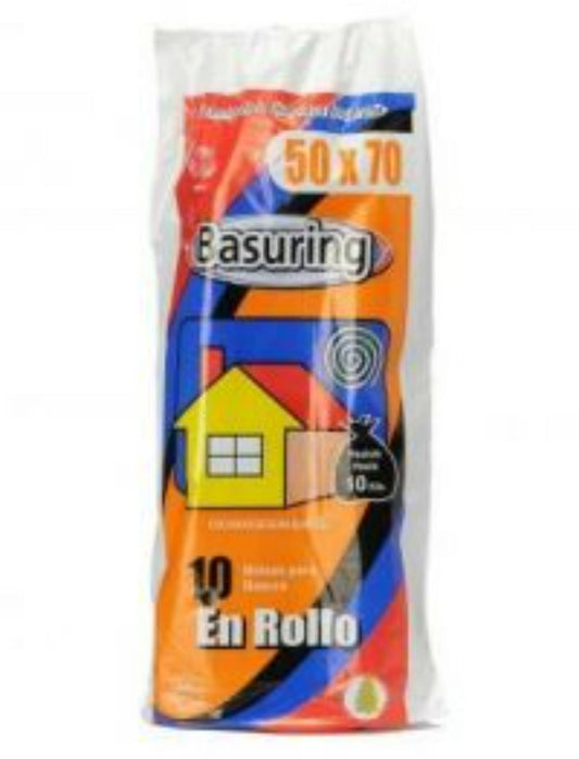 Bolsa Basura Basuring rollo 10 unidades 50x70