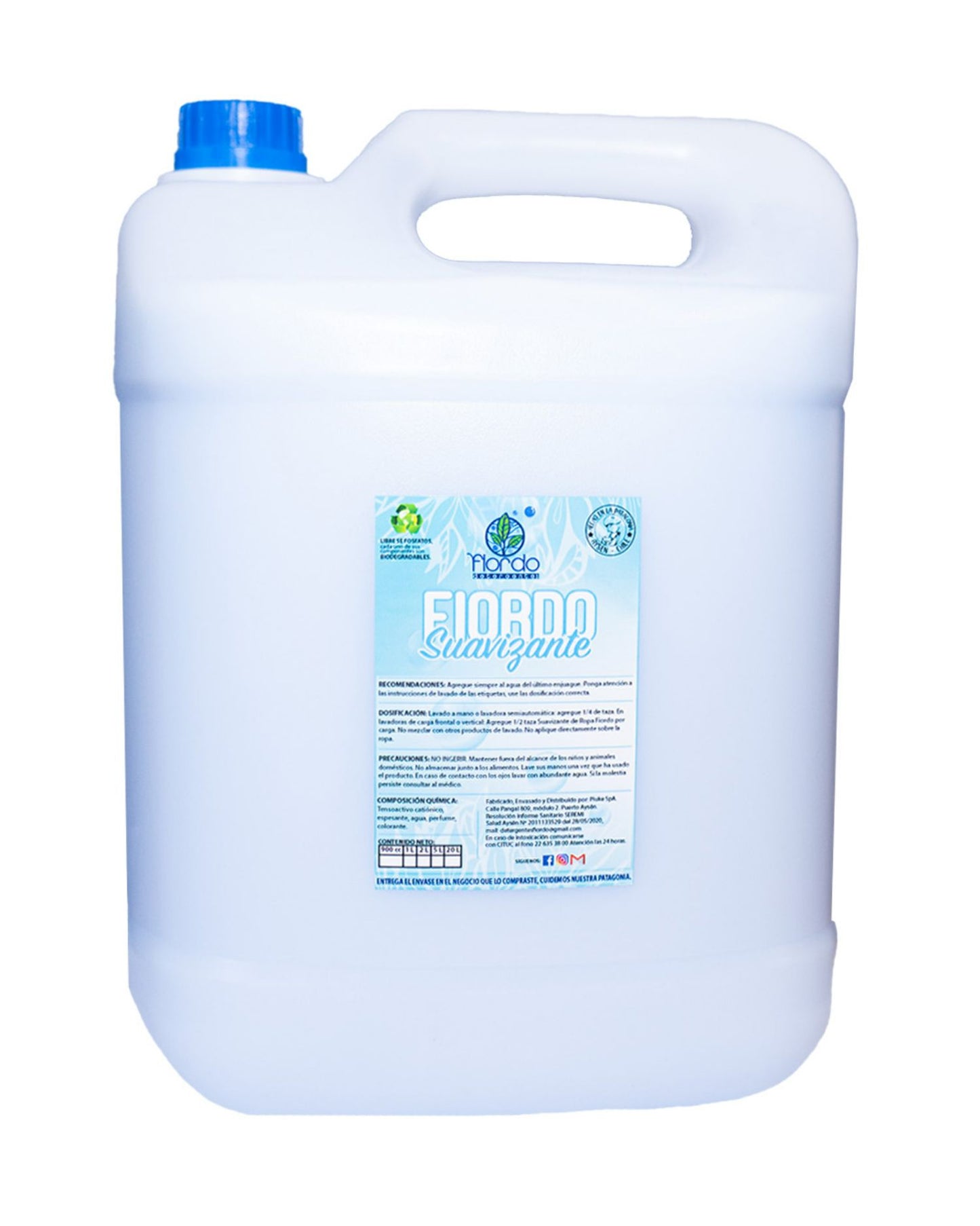 Suavizante de Telas Fiordo 10 litros